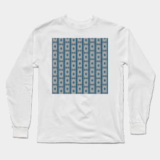 Digitized Aztec Navajo Pattern Long Sleeve T-Shirt